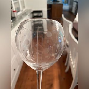 Lenox wine glasses , 7 count